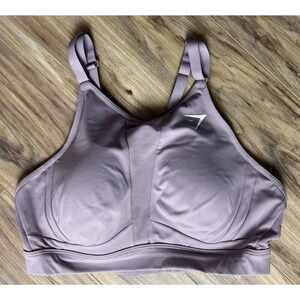 Gymshark High Impact Mesh Sports Bra Pink Purple 35” Workout Athletic Women’s
